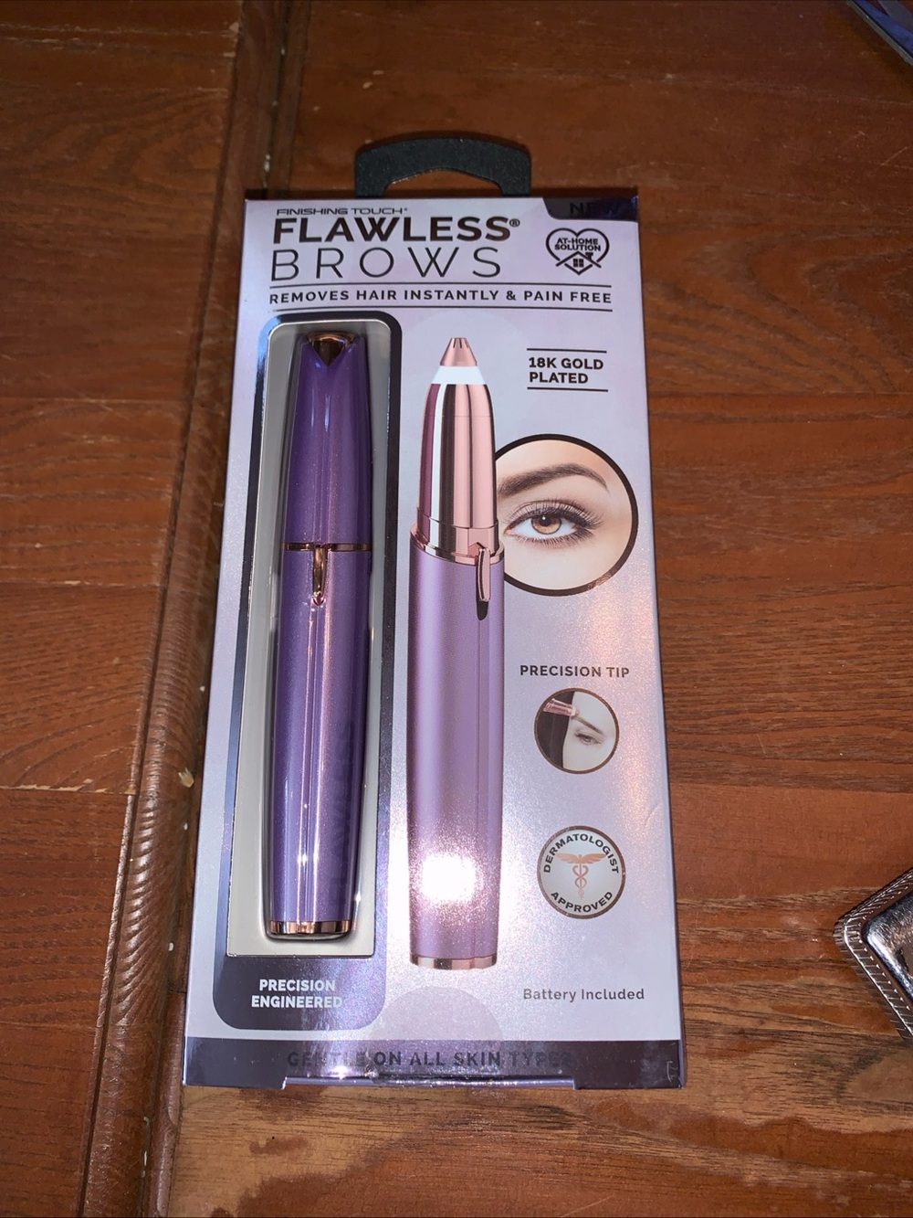 Finishing Touch Flawless Brows Precision Tip Hair Remover Dermatologist Approved